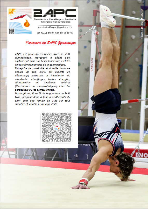 sam gym 2apc plomberie