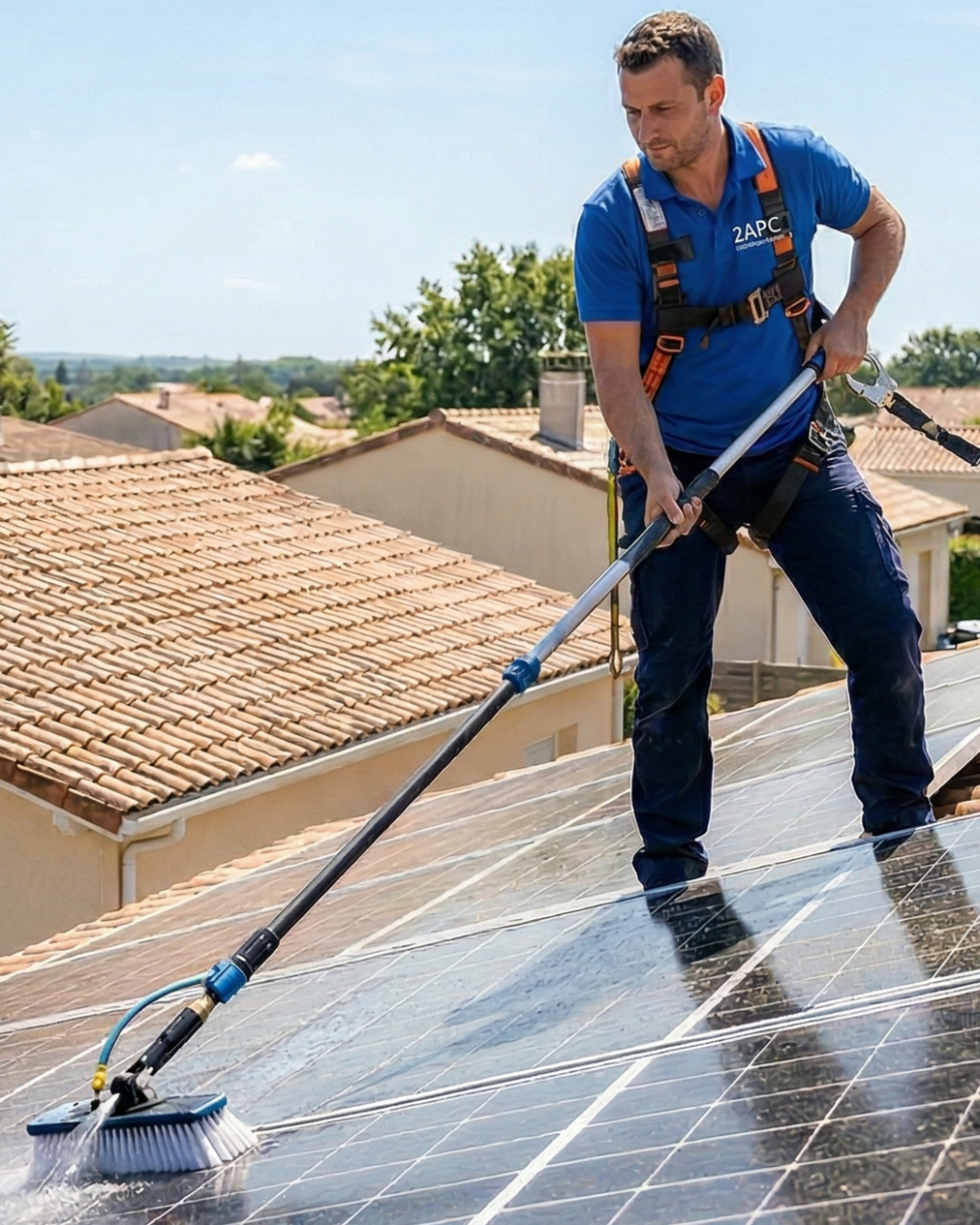 nettoyage panneaux solaires