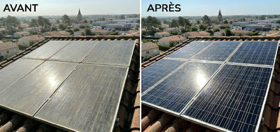 nettoyage entretien panneaux solaire
